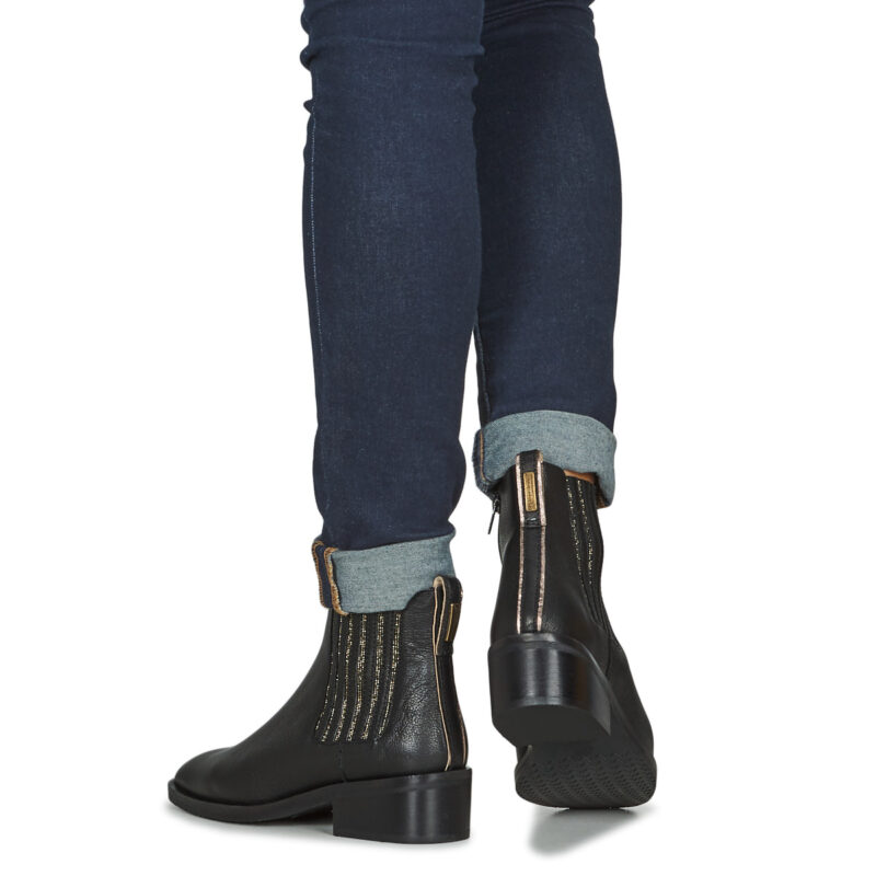 Les Tropeziennes par M.Belarbi LUDIVA Black Women's Ankle Boots - 8
