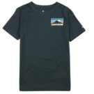 T-shirt ragazzo Converse CIRCLEMOUNTAINLOCKUP Verde T-shirt maniche corte Bambino - 1