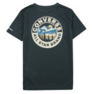 T-shirt ragazzo Converse CIRCLEMOUNTAINLOCKUP Verde T-shirt maniche corte Bambino - 2
