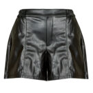 Shorts Vila VIPEN RW COATED SHORTS Nero Shorts Donna - 1