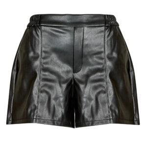Shorts  Vila  VIPEN RW COATED SHORTS  Nero -  Shorts Donna