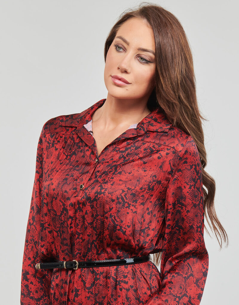 Abito corto Liu Jo MF3044 Bordeaux Abiti corti Donna - 5