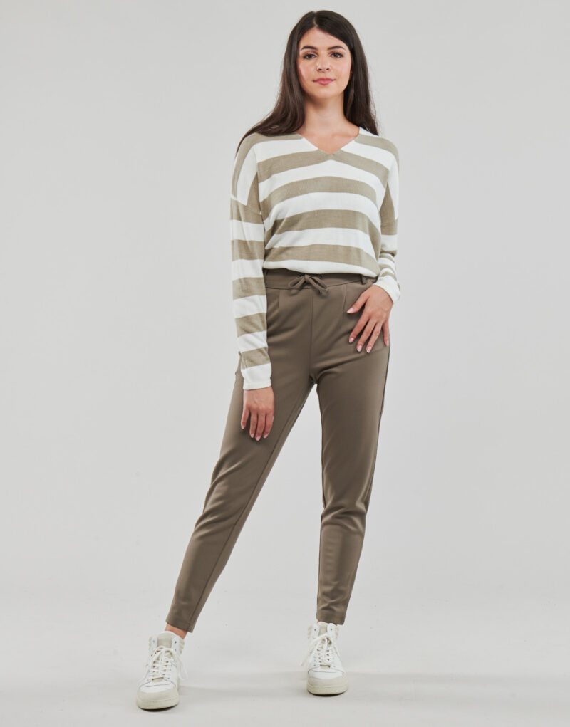Pantalone Chino  Only  ONLPOPTRASH LIFE EASY COL PANT PNT  Marrone Pantaloni Chino Donna - 2