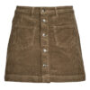 Jupes courtes Only ONLAMAZING HW CORD SKIRT PNT Marron Jupes courtes Femme