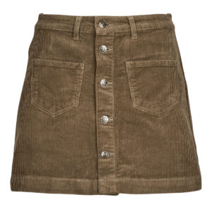 Gonne corte  Only  ONLAMAZING HW CORD SKIRT PNT  Marrone -  Gonne corte Abbigliamento Donna