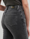Jeans Mom Only ONLEMILY STRETCH HW ST AK DNM CRO614 Grigio Jeans Mom Donna - 5