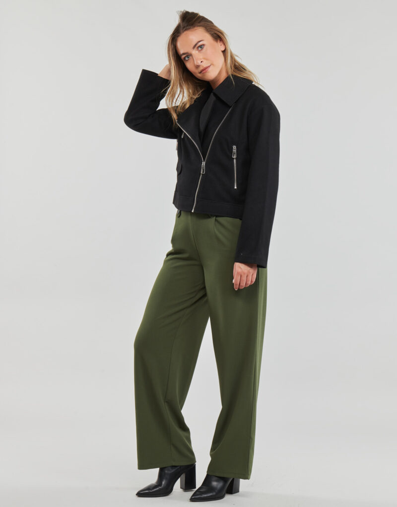 Giacca in pelle  Only  ONLNANCY BIKER JACKET OTW  Nero -   Giacche in pelle Donna - 3