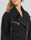 Giacca in pelle  Only  ONLNANCY BIKER JACKET OTW  Nero -   Giacche in pelle Donna - 5
