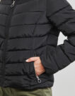 Piumino Only ONLELLAN QUILTED HOOD JACKET CC OTW Nero Piumini Donna - 5