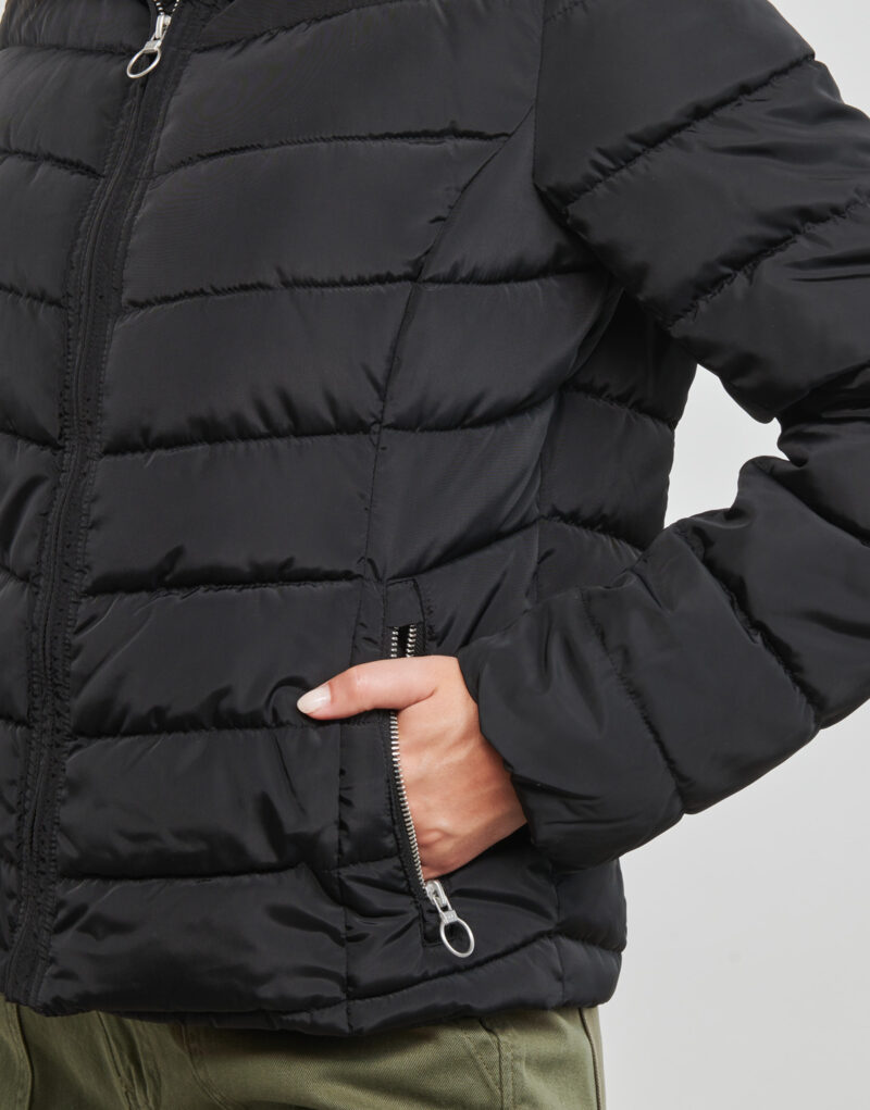 Piumino Only ONLELLAN QUILTED HOOD JACKET CC OTW Nero Piumini Donna - 5