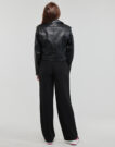 Giacca in pelle Only ONLLOUIE FAUX LEAHTER BIKER OTW Nero Giacche in pelle Donna - 4