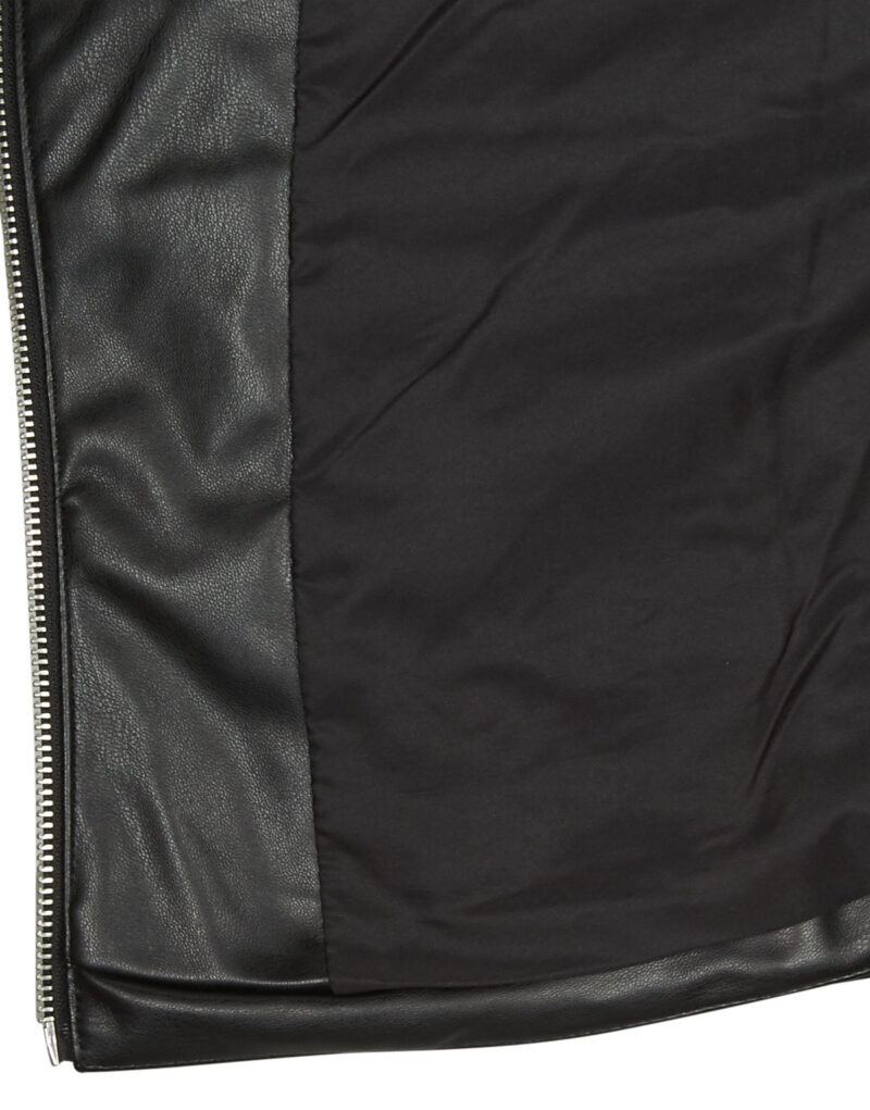 Giacca in pelle Only ONLVICS FAUX LEATHER JACKET OTW Nero Giacche in pelle Donna - 6