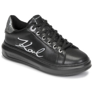 Karl Lagerfeld  KAPRI Signia Lace Lthr  Nero -  Sneakers basse Donna