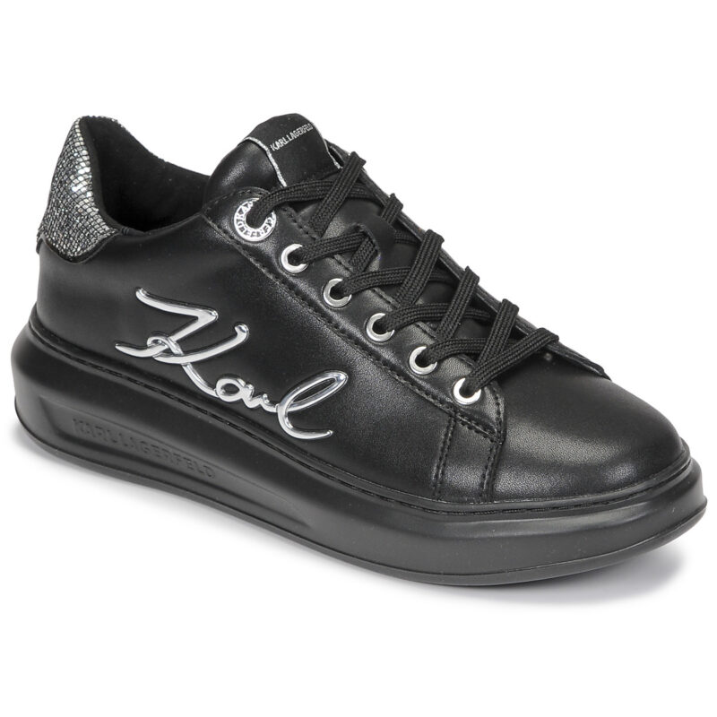 Karl Lagerfeld KAPRI Signia Lace Lthr Nero Sneakers basse Donna - 1