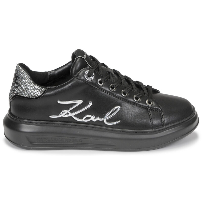 Karl Lagerfeld KAPRI Signia Lace Lthr Nero Sneakers basse Donna - 2
