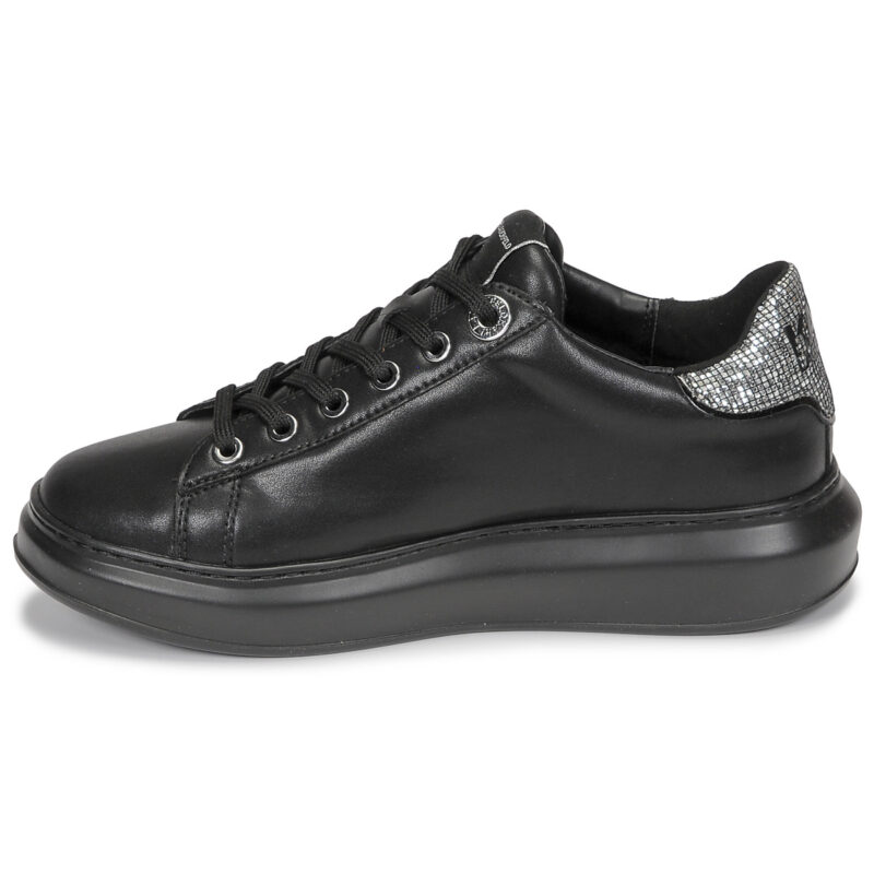 Karl Lagerfeld KAPRI Signia Lace Lthr Nero Sneakers basse Donna - 4