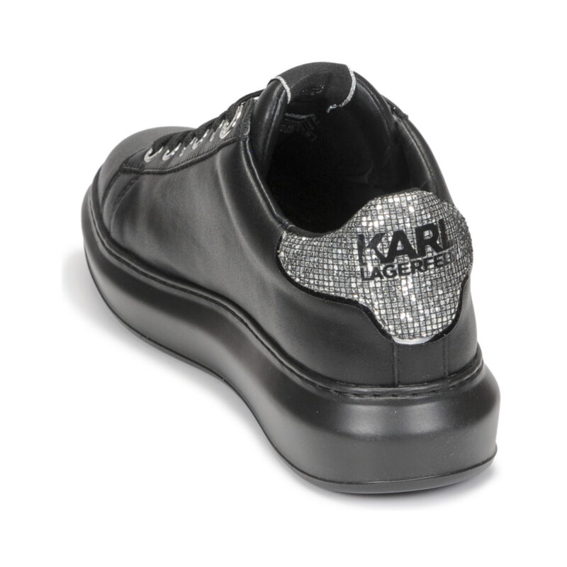 Karl Lagerfeld KAPRI Signia Lace Lthr Nero Sneakers basse Donna - 5