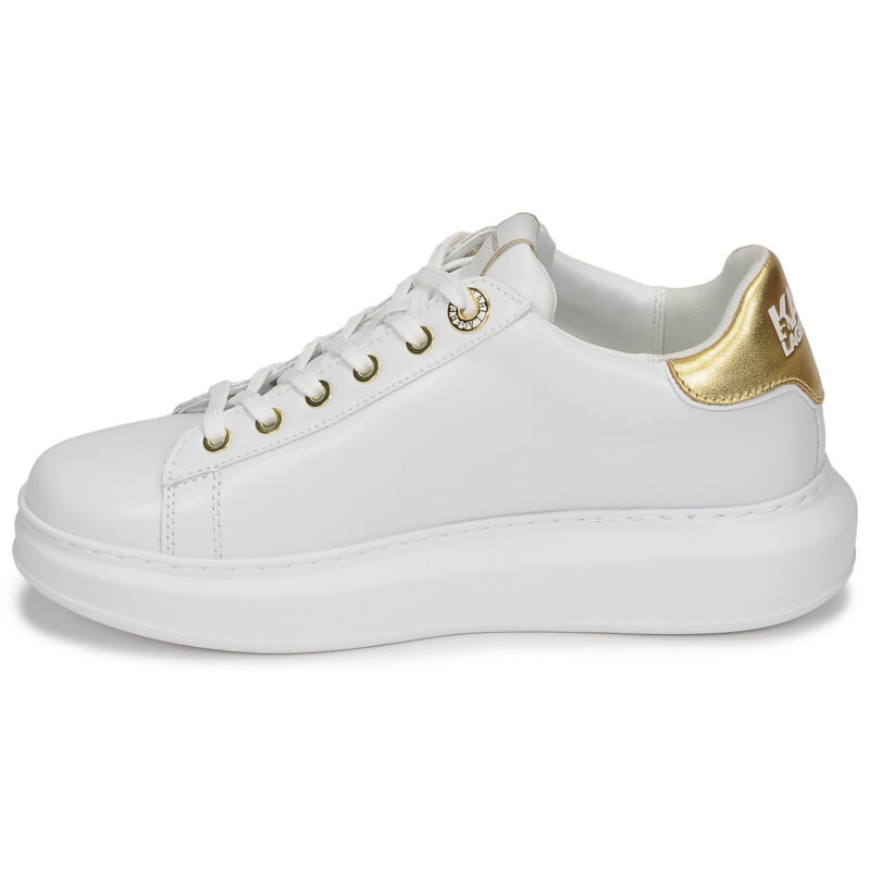 Karl Lagerfeld KAPRI Signia Lace Lthr Bianco Sneakers basse Donna - 3