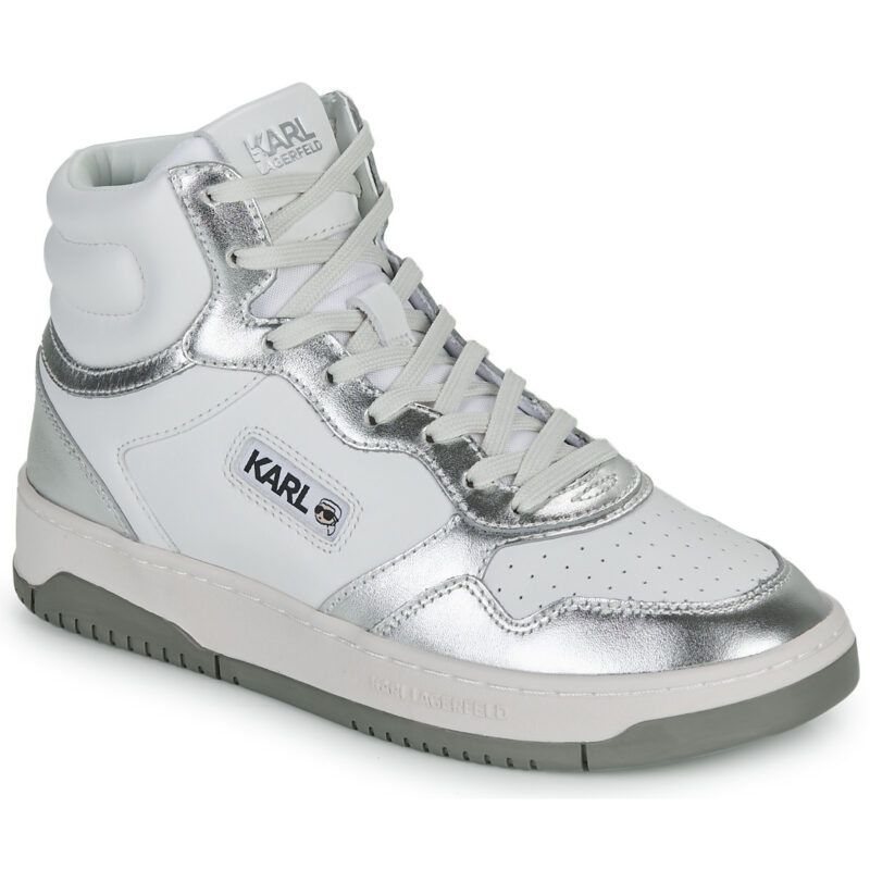 Karl Lagerfeld KREW KC Kollar Mid Boot Bianco Sneakers alte Donna - 1