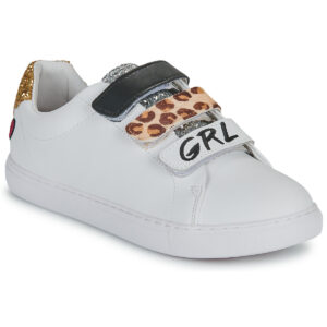 Bons baisers de Paname  EDITH BARBIE GIRL POWER  Bianco -  Sneakers basse Donna