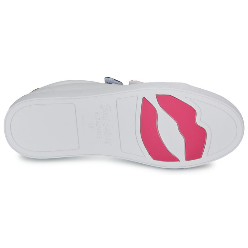 Bons baisers de Paname EDITH BARBIE GIRL POWER Wei&szlig; Sneaker niedrig Damen - 7