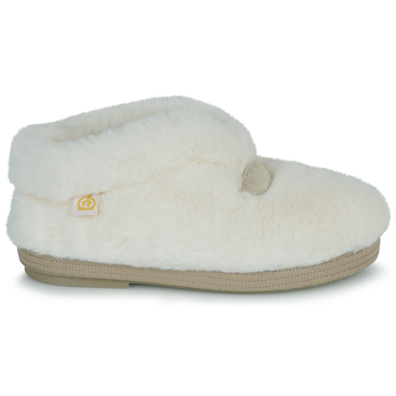 Citrouille et Compagnie NEW 22 White Children's Slippers - 2