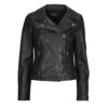 Giacca in pelle  Oakwood  CLIPS  Nero -   Giacche in pelle Donna