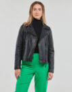 Leather jacketelle Oakwood CLIPS Black Jackets in pelle Donna - 2