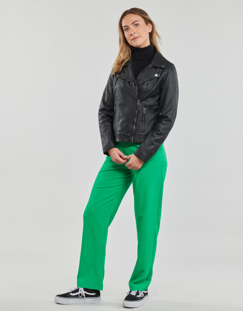 Leather jacketelle Oakwood CLIPS Black Jackets in pelle Donna - 3