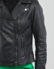 Leather jacketelle Oakwood CLIPS Black Jackets in pelle Donna - 5