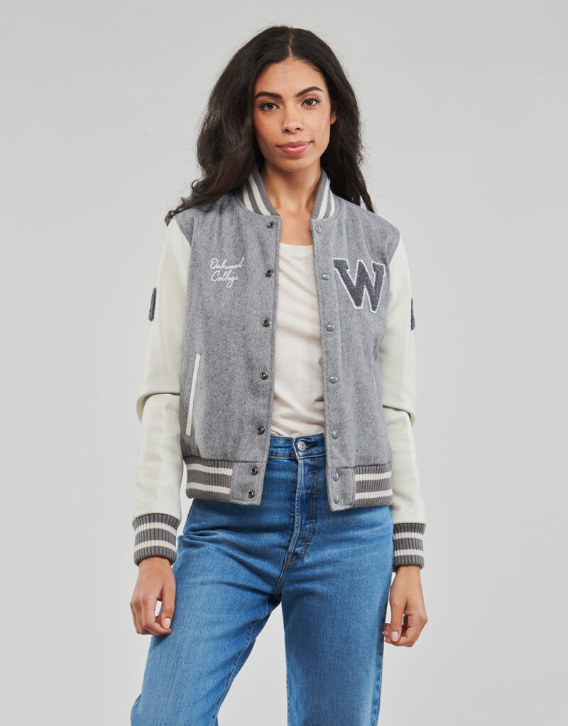 Giacca in pelle Oakwood GRADUATE BI Grigio Giacche in pelle Donna - 2