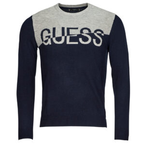 Maglione  Guess  ALEX LS CN LOGO SWEATER  Marine -  Maglioni Uomo