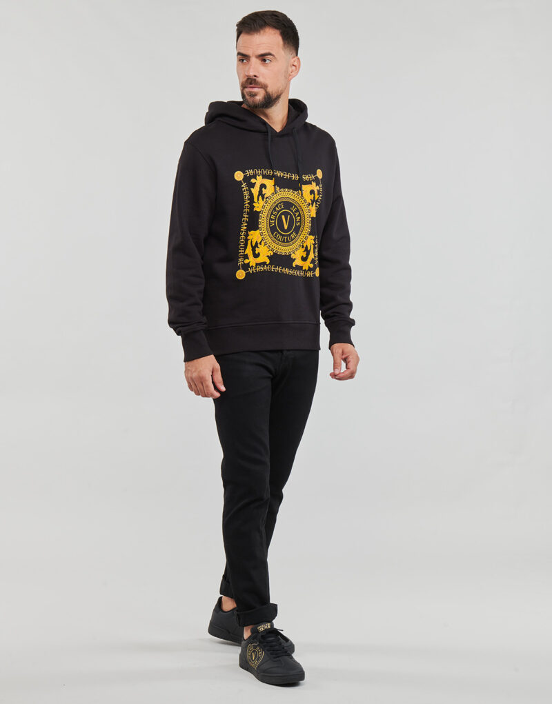Felpe con cappuccio Versace Jeans Couture GAIF07 Nero Felpe con cappuccio Uomo - 3