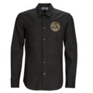 Versace Jeans Couture GALYS2 Long Sleeve Shirt Black Men's Long Sleeve Shirts - 1
