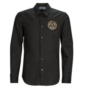 Camicia a maniche lunghe  Versace Jeans Couture  GALYS2  Nero -  Camicie a maniche lunghe Uomo