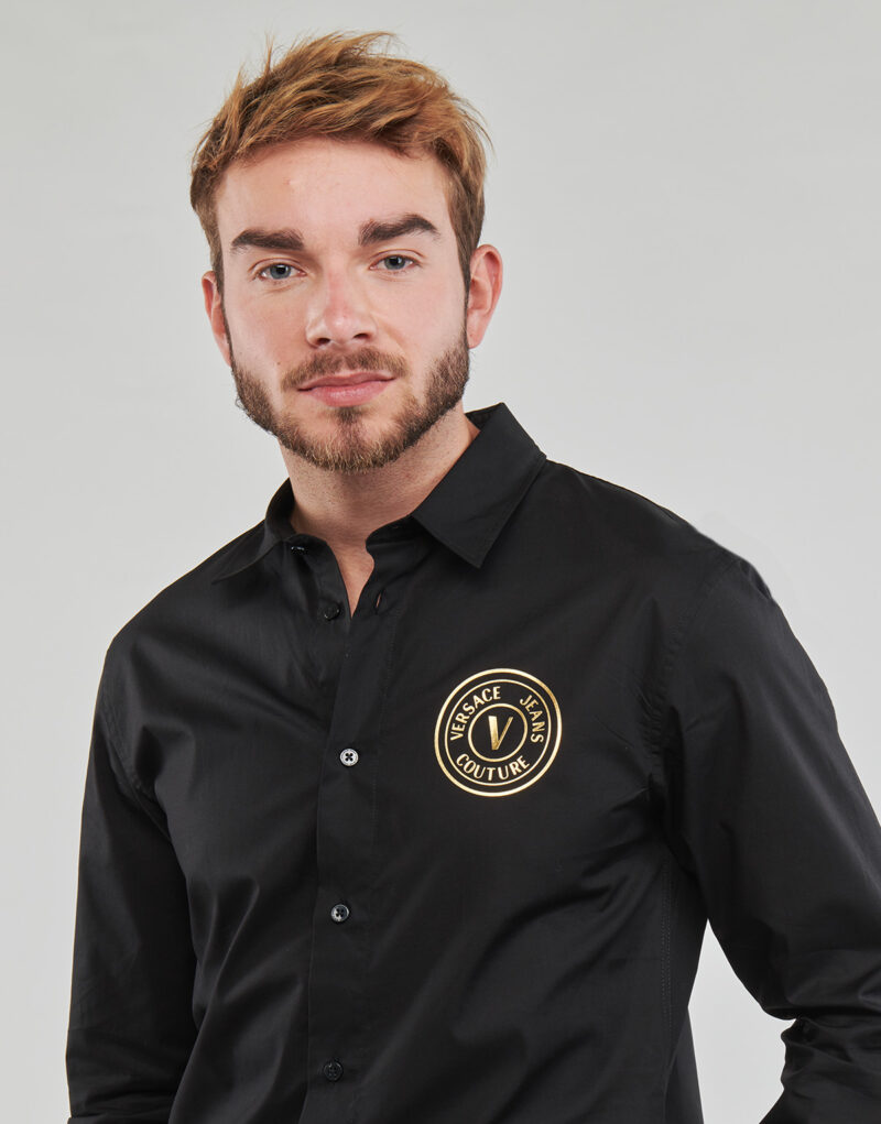 Versace Jeans Couture GALYS2 Long Sleeve Shirt Black Men's Long Sleeve Shirts - 5