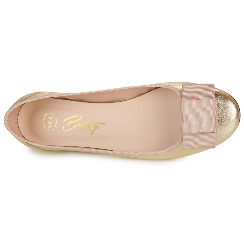 Betty London HENIA Gold - Bailarinas para mujer - 6