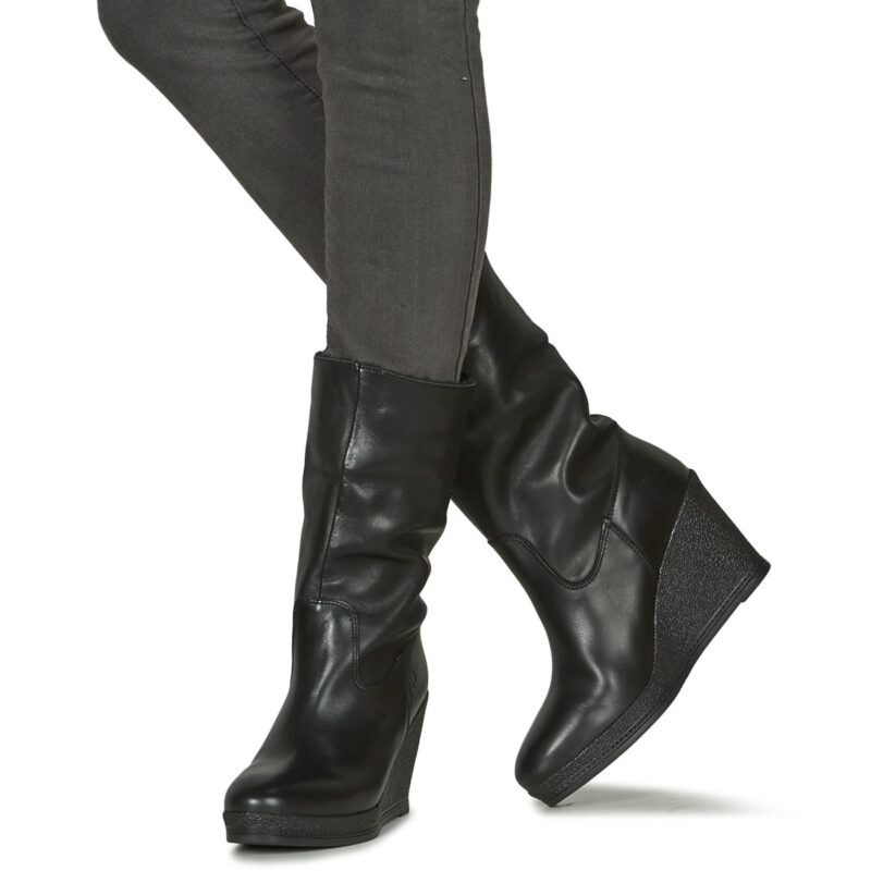 Dream in Green Botines negros para mujer ANELINE - 8