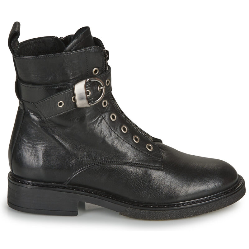 Myma 7104-CUIR-NOIR Negro - Botines de mujer - 2
