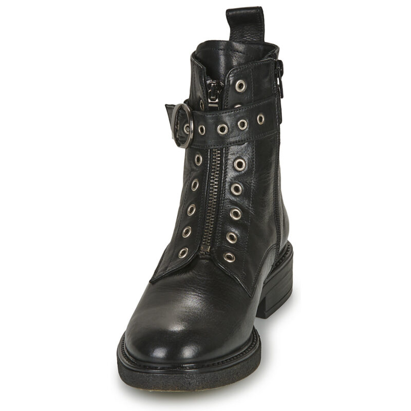 Myma 7104-CUIR-NOIR Negro - Botines de mujer - 3