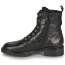 Myma 7104-CUIR-NOIR Negro - Botines de mujer - 4