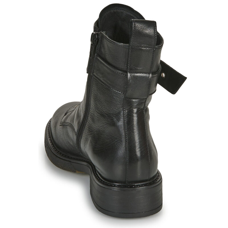Myma 7104-CUIR-NOIR Negro - Botines de mujer - 5