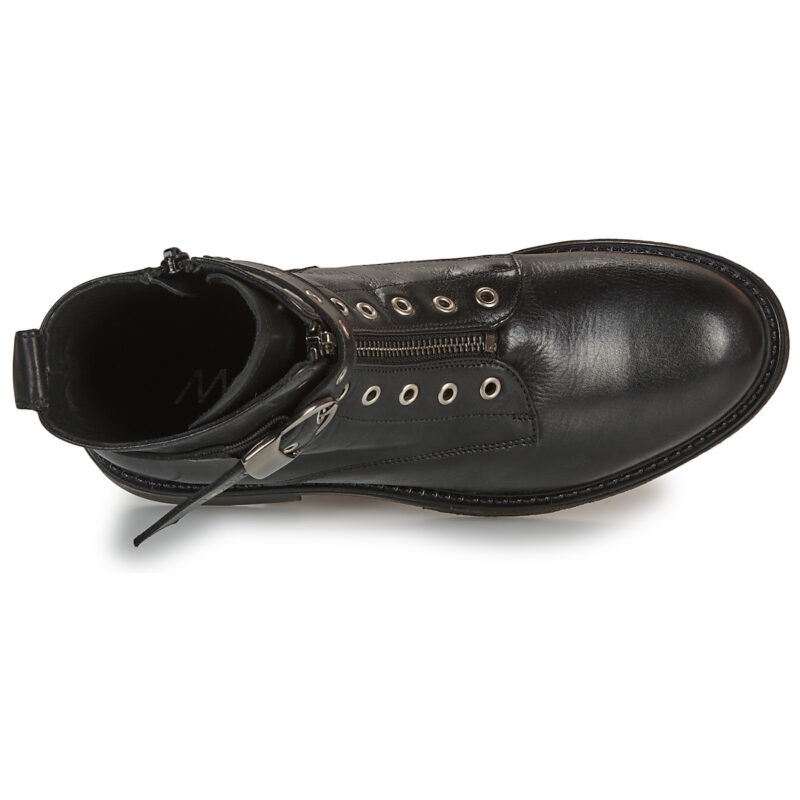 Myma 7104-CUIR-NOIR Negro - Botines de mujer - 6