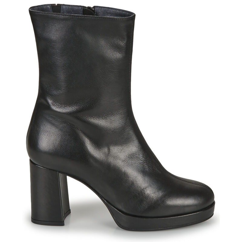 Myma 6786-CUIR-NOIR Negro - Botines de mujer - 2