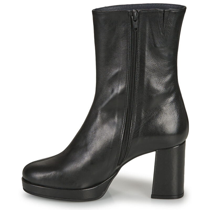 Myma 6786-CUIR-NOIR Negro - Botines de mujer - 4