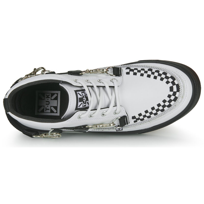 TUK CREEPER SNEAKER White High-Top Sneakers Men - 6