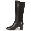 Caprice 25519 Noir - Bottes &agrave; talons pour femmes - 4