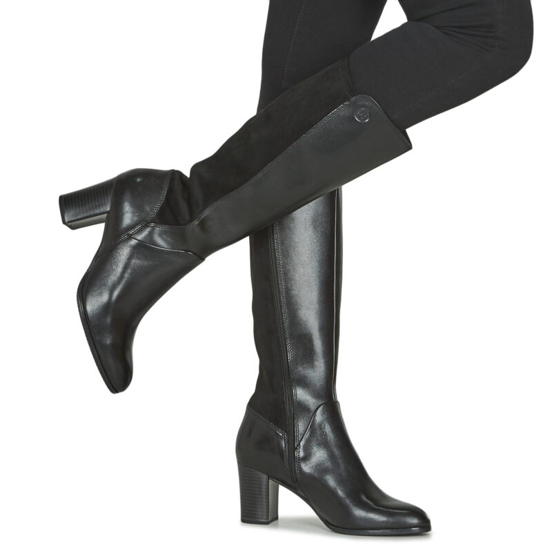Caprice 25519 Noir - Bottes &agrave; talons pour femmes - 8