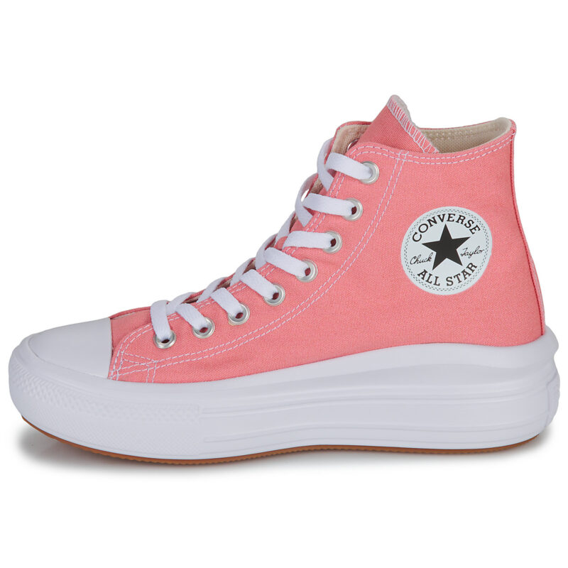 Converse CHUCK TAYLOR ALL STAR MOVE PLATFORM SEASONAL COLOR Rosa - Sneakers alte Donna - 4