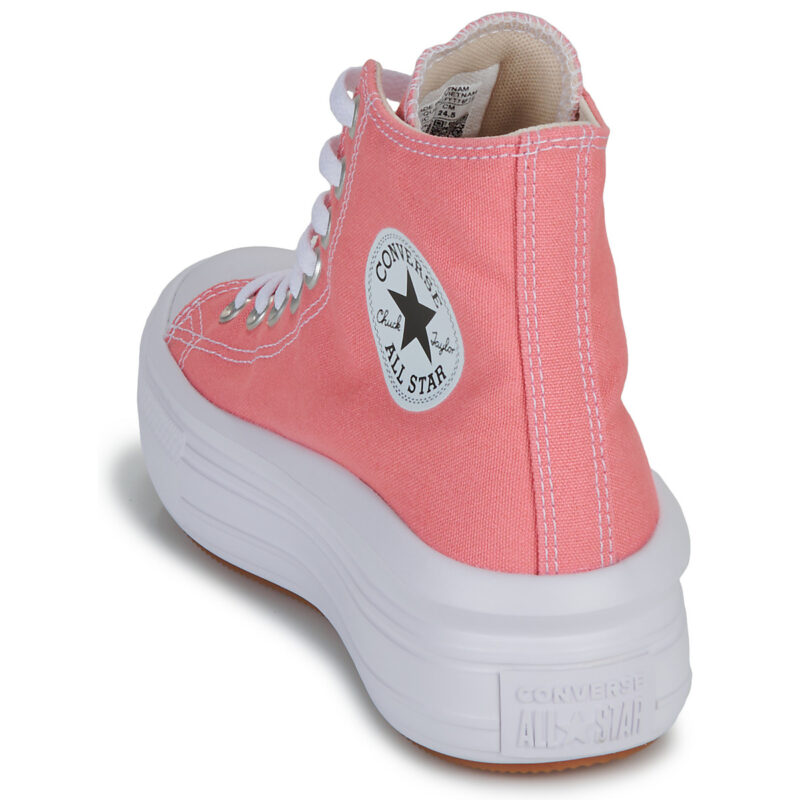 Converse CHUCK TAYLOR ALL STAR MOVE PLATFORM SEASONAL COLOR Rosa - Sneakers alte Donna - 5